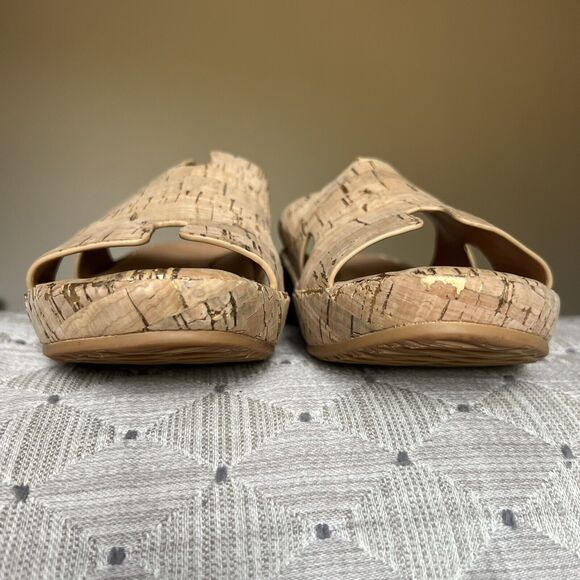 L'Amour Des Pieds Catiana Natural Open Toe Slip On Slide Cork Sandals US 7 M - Picture 8 of 16